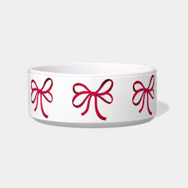 Comedero Fun Red Ribbon Bows