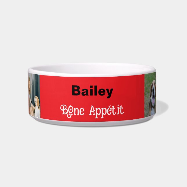 Comedero Funny Bone Appetit Red (Frente)