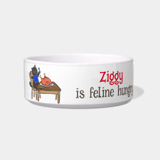 Comedero Funny Cat Bowl, Personalizable para tu Amigo Furry