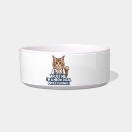 Comedero Funny Cat Doctor Animal Humor Illustration