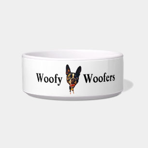 Comedero Funny Personalizado Boston Terrier Dog Bowl