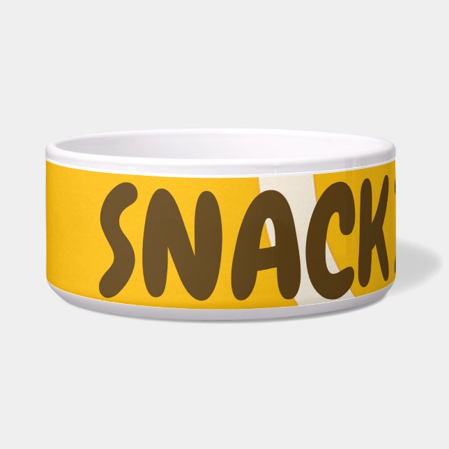 Comedero Funny Personalizado Pet Bowl - "Inspector Snack" (Izquierda)