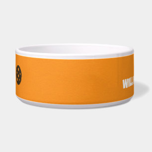 Comedero Funny Personalizado Pet Bowl - "Trabajará para tra