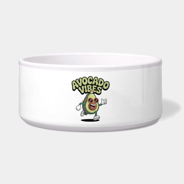 Comedero Gafas divertidas Aguacate (Frente)