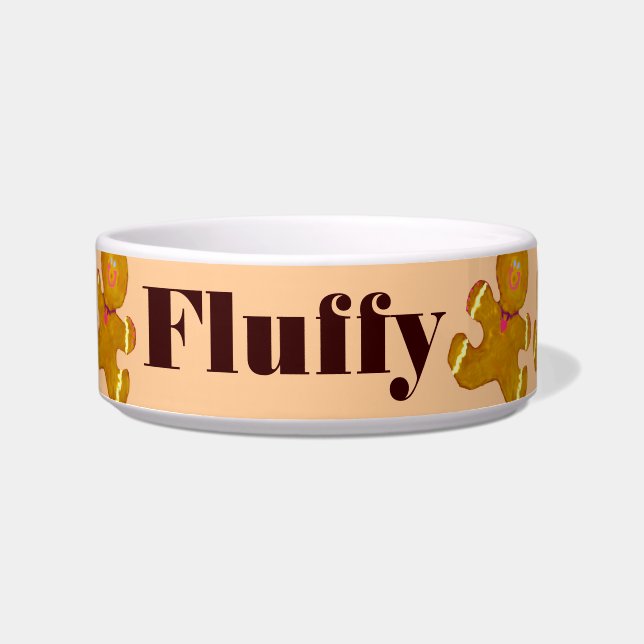 Comedero Galletas personalizadas del pan de jengibre del (Frente)