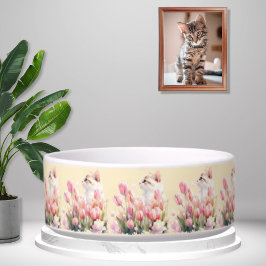 Comedero Gatito de Floral Rosa Juega al Escondite 