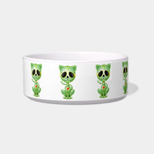 Comedero Gatito verde del azúcar del zombi
