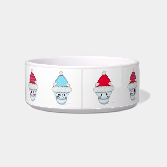 Comedero Gatitos adorables de Navidad (Espalda)