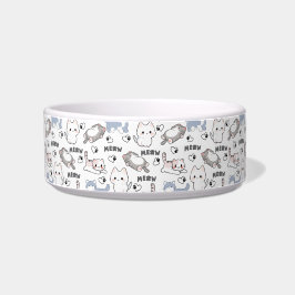 Comedero Gatitos Gorditos Adorables y Corazones Meow