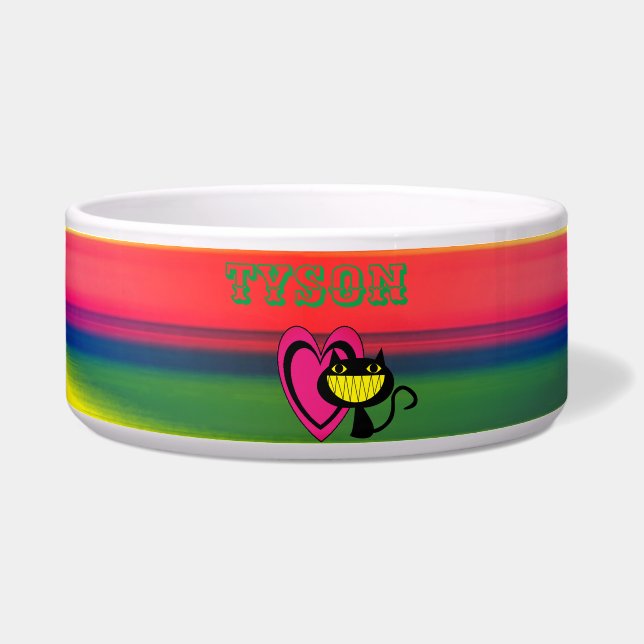 Comedero Gato animal gatito - Abstract Pet Bowl (Frente)