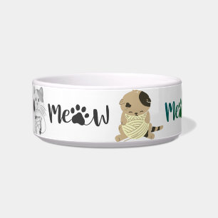 Comedero gato colorido