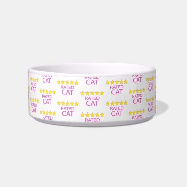 Comedero Gato de cinco estrellas (Frente)