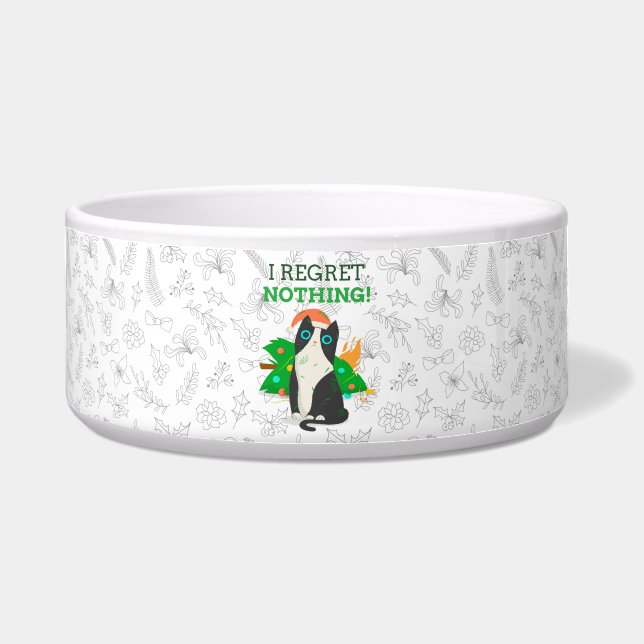 Comedero Gato de Navidades Grumpy (Frente)