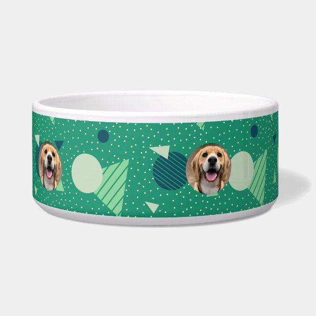 Comedero Gato de nuevo nombre personalizado minimalista (Derecha)