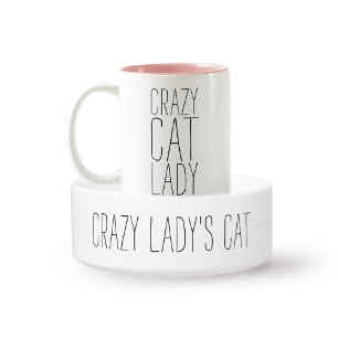 Comedero Gato de una dama loca   Gato gracioso