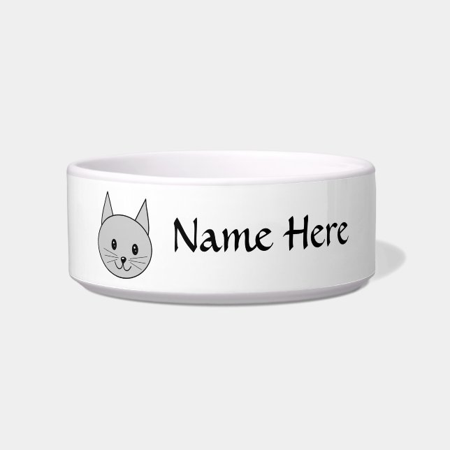 Comedero Gato gris (Frente)