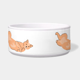 Comedero Gato naranja