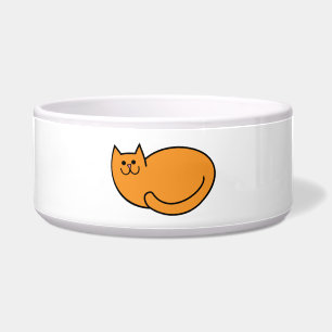Comedero Gato Naranja