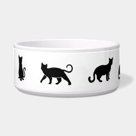 Comedero Gato negro simple
