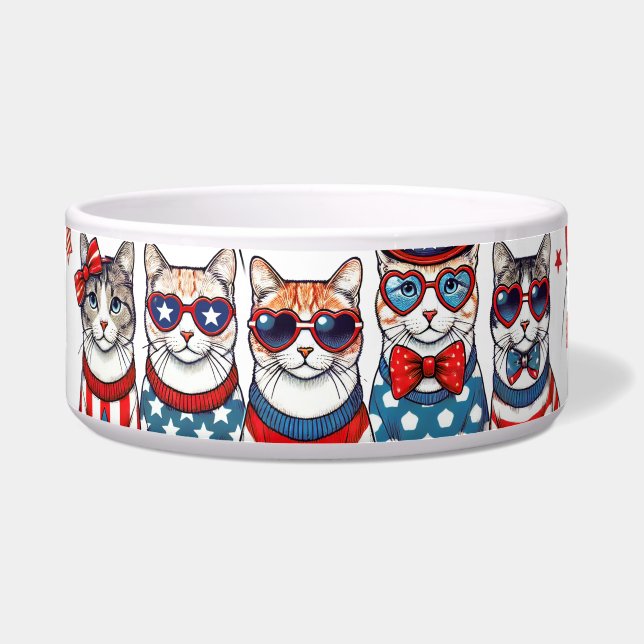 Comedero Gato patriótico (Frente)