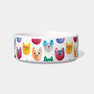 Comedero Gatos acuarelas y amigos