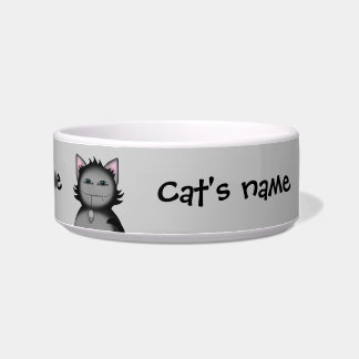 Comedero Gatos grises graciosos