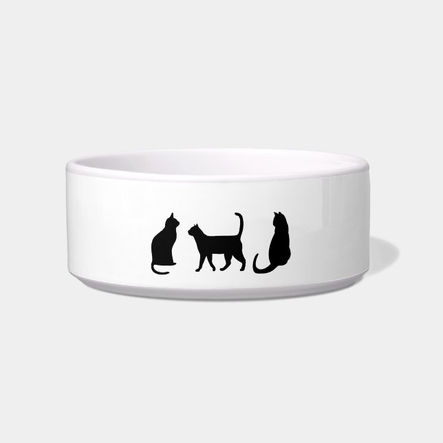 Comedero Gatos negros  (Frente)