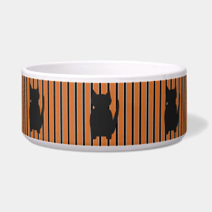 Comedero Gatos negros con silueta divertida y elegante para