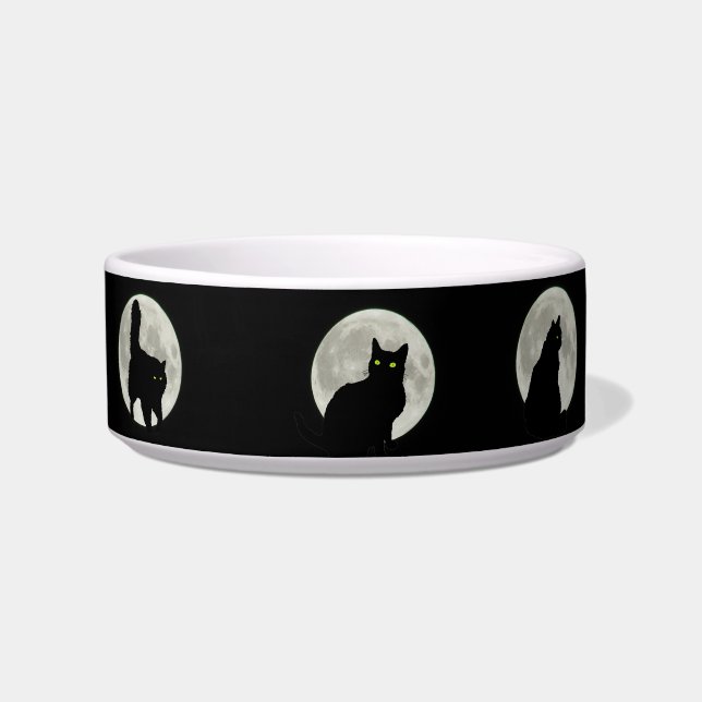 Comedero Gatos negros en la luz de la Luna Llena (Derecha)