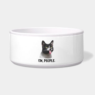 Comedero Gente asquerosa meme de gato lindo