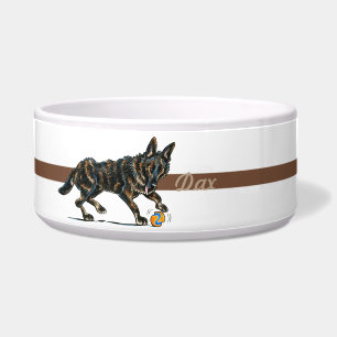 Comedero Germán Shepherd Grizzle Personalizado