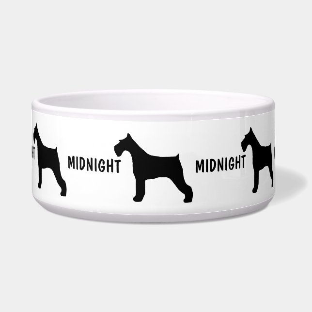 Comedero Giant Schnauzer Dog Bowl (Frente)