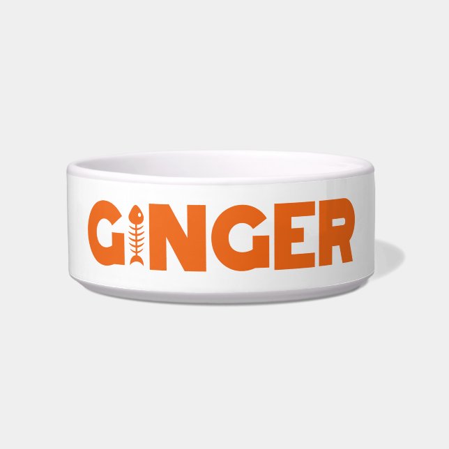 Comedero Ginger Cat Bowl (Frente)