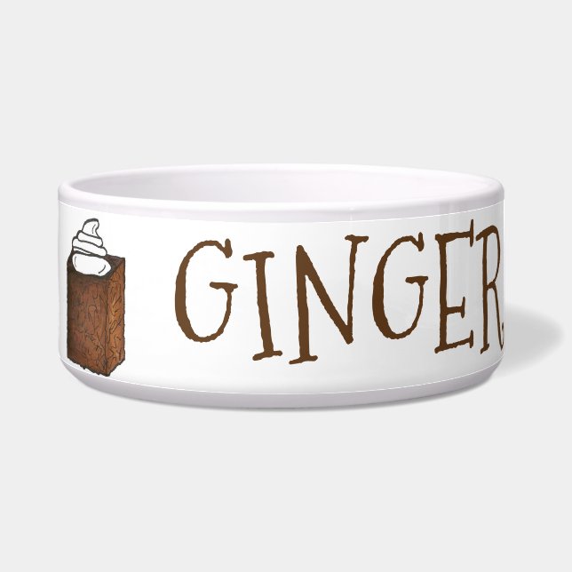 Comedero Ginger the Dog Gingerbread Sugar Spice Slice (Izquierda)