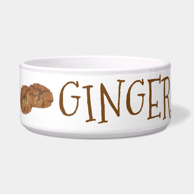 Comedero Ginger the Dog Gingersnap Nut Biscuit Cookie (Izquierda)