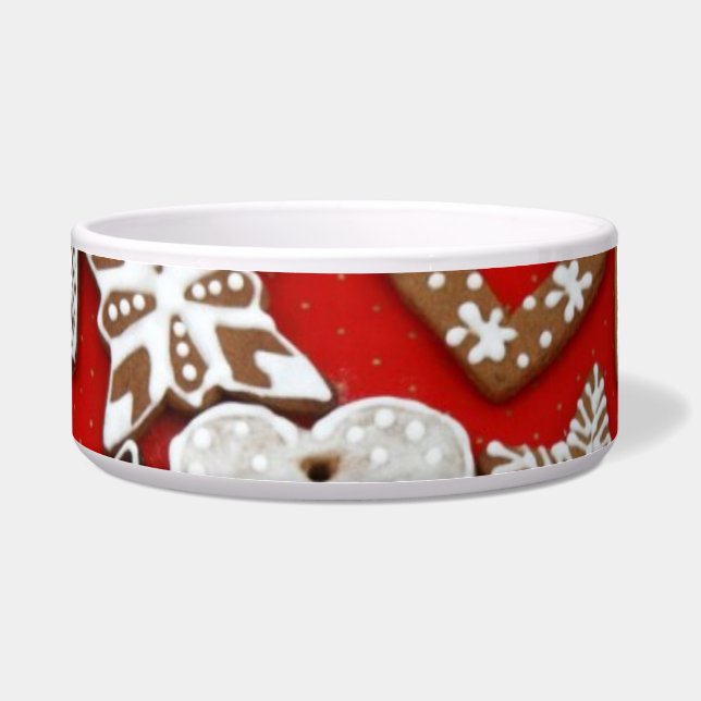 Comedero Gingerbread Cookies Pet Bowl (Frente)