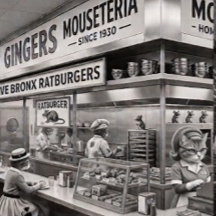 Gingers NYC Mouseteria, hogar del Mousedog. 