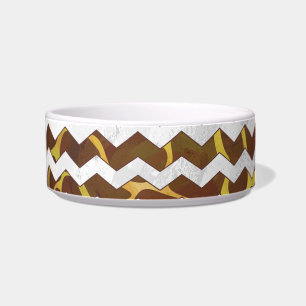 Comedero Giraffe Brown and Yellow Print