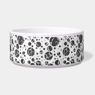 Comedero Giraffe Polka Dot Black and Light Gray Print