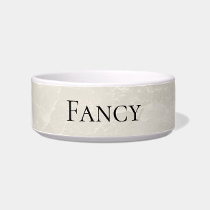 Comedero Glam White Ivory Pearl