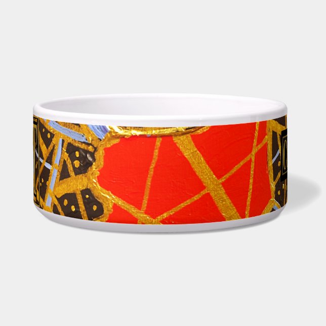 Comedero  GOLD 11L25 - Ceramic Pet Bowl - GGAST (Frente)