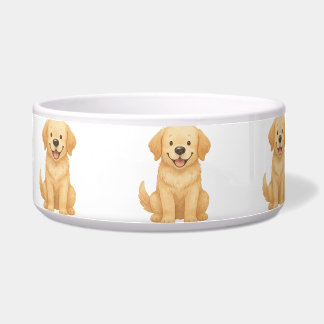 Comedero Golden Retriever Mug - Cuidada acuarela Perro Love