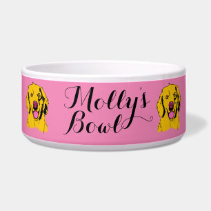 Comedero Golden Retriever Pop Art