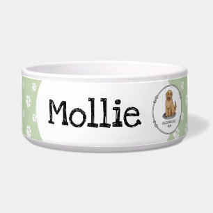 Comedero Goldendoodle Mom Doodle Mom (rojo dorado)