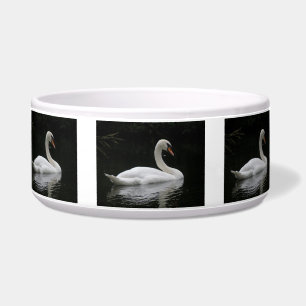 Comedero Graceful White Swan Pet Bowl