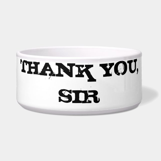 COMEDERO GRACIAS, SIR (Frente)
