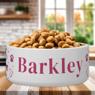 Comedero Gracioso Perro Personalizado Dish Pet Bowl