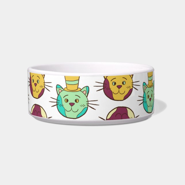 Comedero Gracioso Personalizado Gorra con gato (Frente)
