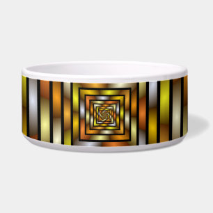 Comedero Gráfica trippy colorida de túnel luminoso