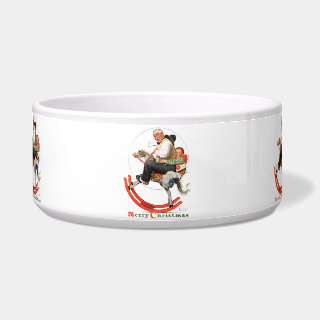 Comedero Gramps en caballo mecedora (Frente)